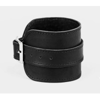 Leather cuff bracelet for men or women, code 8010st