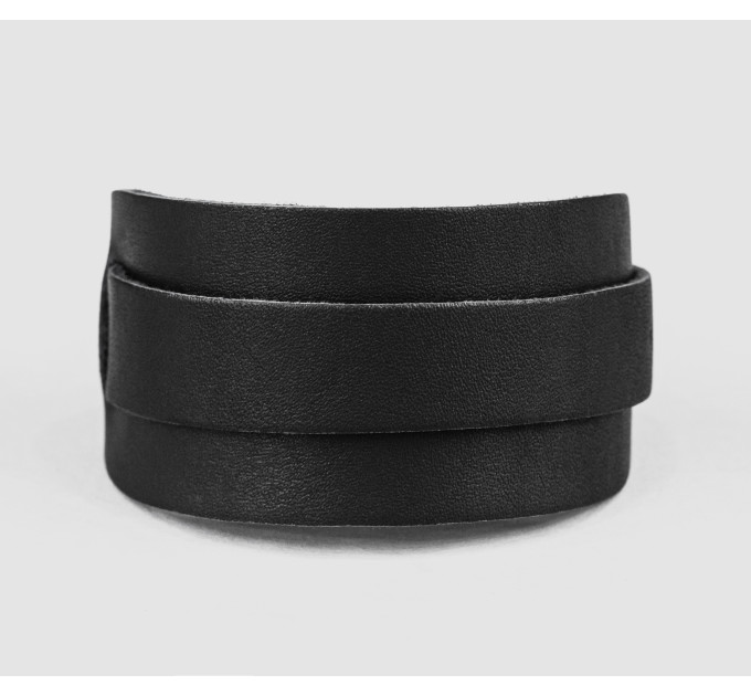 Leather cuff bracelet for men or women, code 8020