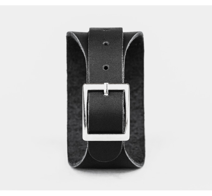 Leather cuff bracelet for men or women, code 8020