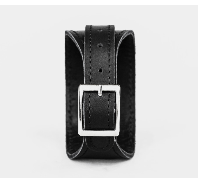 Leather cuff bracelet for men or women, code 8020st