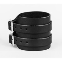 Leather cuff bracelet for men or women, code 8030