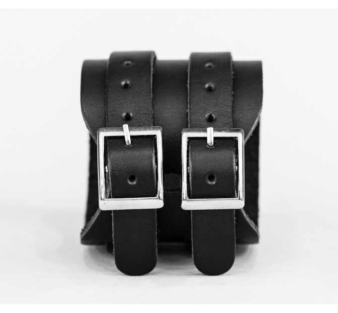 Leather cuff bracelet for men or women, code 8030