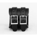 Leather cuff bracelet for men or women, code 8030