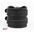 Leather cuff bracelet for men or women, code 8030st