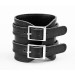 Leather cuff bracelet for men or women, code 8030st