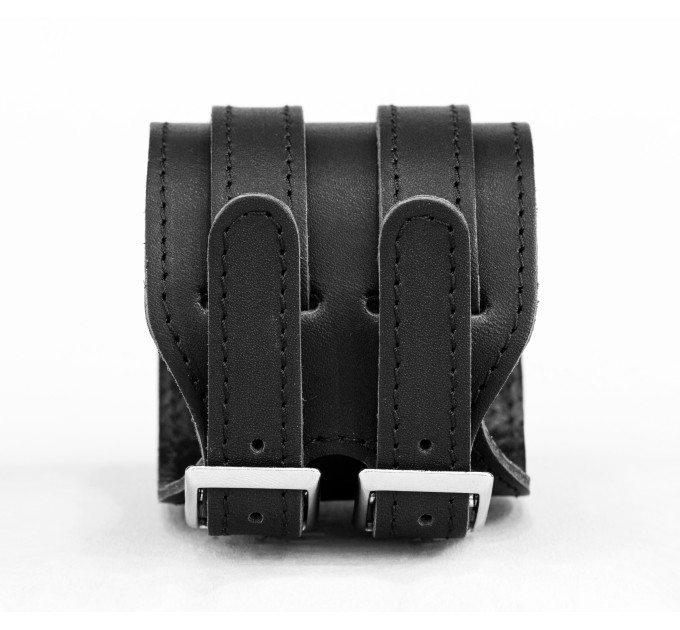 Leather cuff bracelet for men or women, code 8030st