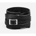 Leather cuff bracelet for men or women, code 8040
