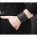 Leather cuff bracelet for men or women, code 8040st