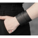 Leather cuff bracelet for men or women, code 8045