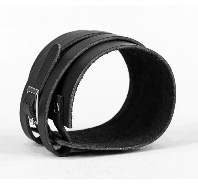 Leather cuff bracelet for men or women, code 8045