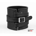 Leather cuff bracelet for men or women, code 8045st