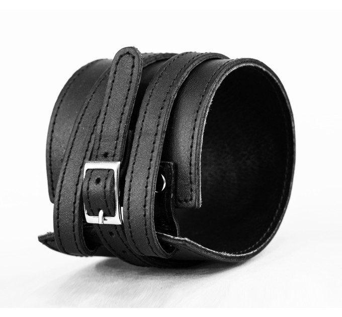 Leather cuff bracelet for men or women, code 8045st
