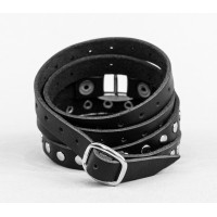 Leather wrap bracelet for men or women, code 8056