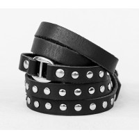 Leather wrap bracelet for men or women, code 8057