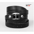Leather wrap bracelet for men or women, code 8058
