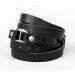 Leather wrap bracelet for men or women, code 8058