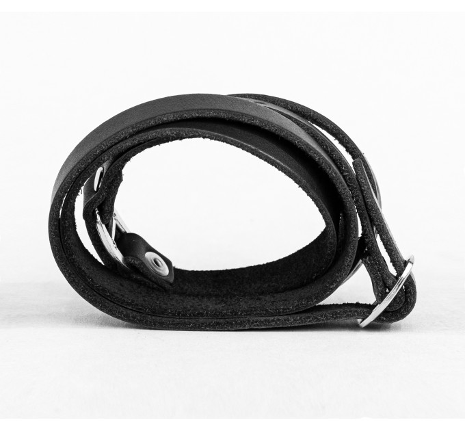 Leather wrap bracelet for men or women, code 8058