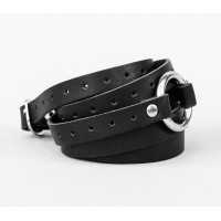 Leather wrap bracelet for men or women, code 8059