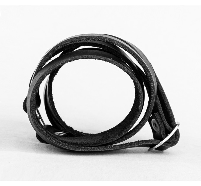 Leather wrap bracelet for men or women, code 8060