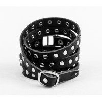 Leather wrap bracelet for men or women, code 8061