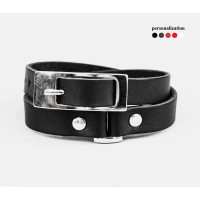 Leather wrap bracelet for men or women, code 8062