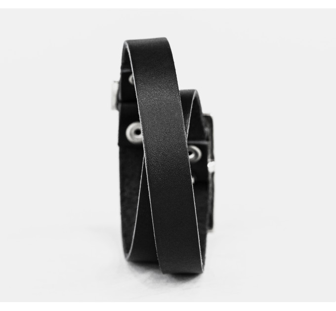 Leather wrap bracelet for men or women, code 8062