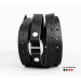Leather wrap bracelet for men or women, code 8064