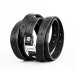 Leather wrap bracelet for men or women, code 8064