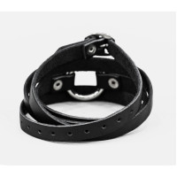 Leather wrap bracelet for men or women, code 8066