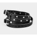 Leather wrap bracelet for men or women, code 8067