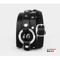 Leather wrap bracelet for men or women, code 8068