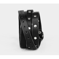 Leather wrap bracelet for men or women, code 8068