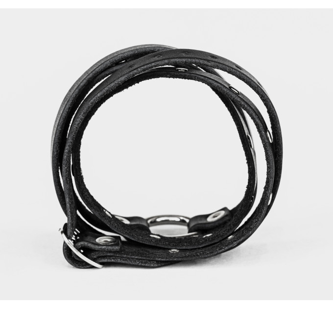 Leather wrap bracelet for men or women, code 8068