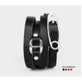 Leather wrap bracelet for men or women, code 8069