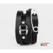 Leather wrap bracelet for men or women, code 8069