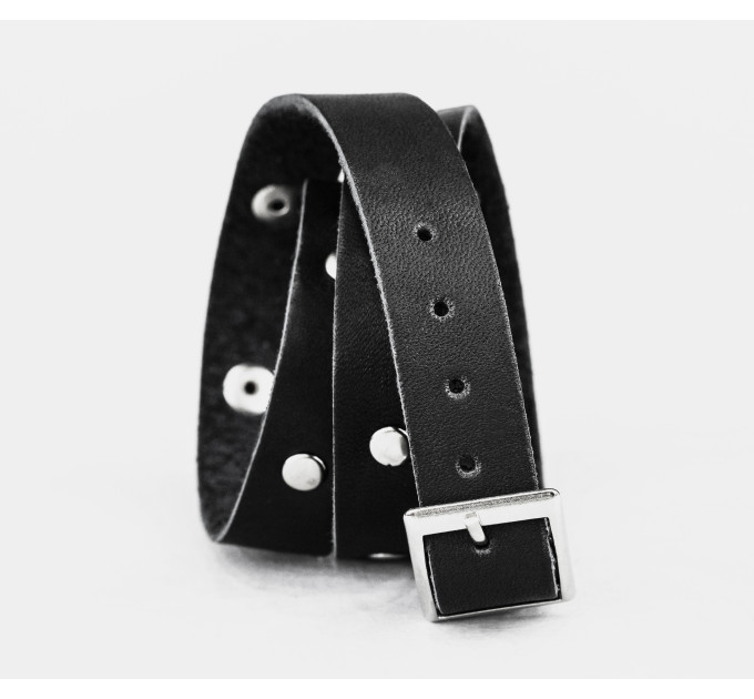 Leather wrap bracelet for men or women, code 8070