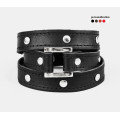 Leather wrap bracelet for men or women, code 8070st