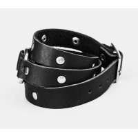 Leather wrap bracelet for men or women, code 8071