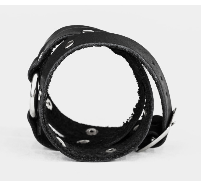 Leather wrap bracelet for men or women, code 8071