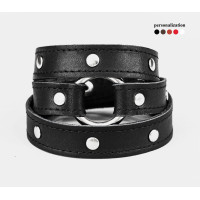 Leather wrap bracelet for men or women, code 8071st