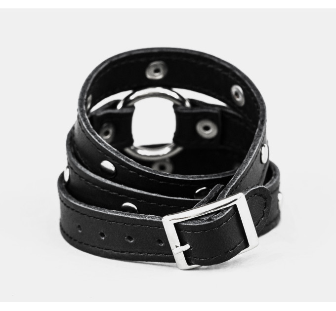 Leather wrap bracelet for men or women, code 8071st