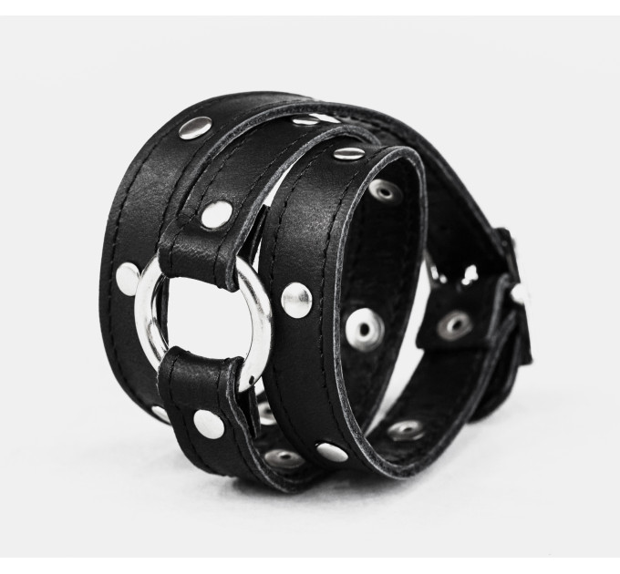 Leather wrap bracelet for men or women, code 8071st