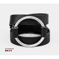 Leather wrap bracelet for men or women, code 8072