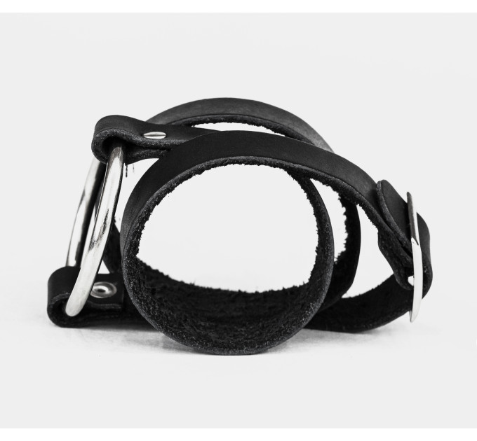 Leather wrap bracelet for men or women, code 8072