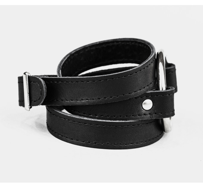 Leather wrap bracelet for men or women, code 8072st