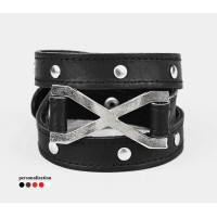 Leather wrap bracelet for men or women, code 8073st