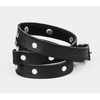 Leather wrap bracelet for men or women, code 8073st