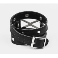Leather wrap bracelet for men or women, code 8073st