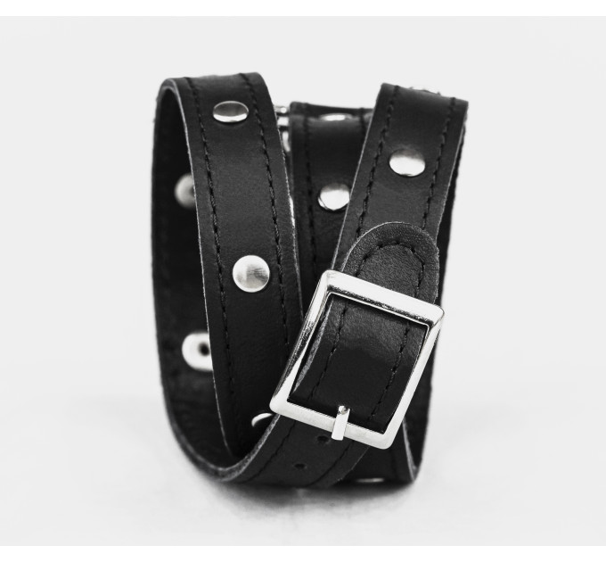Leather wrap bracelet for men or women, code 8073st