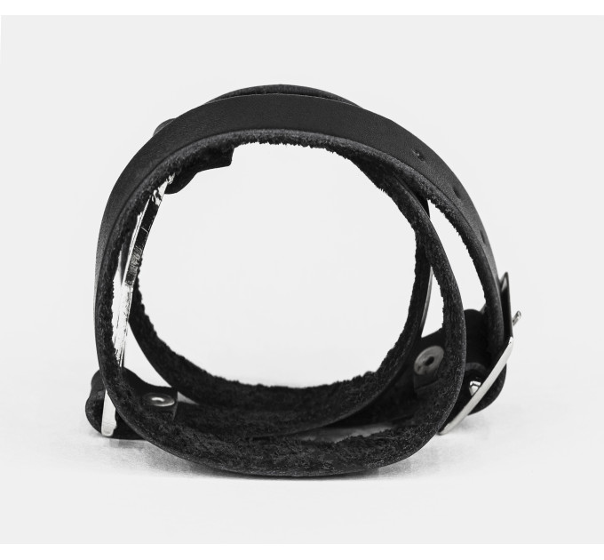 Leather wrap bracelet for men or women, code 8074